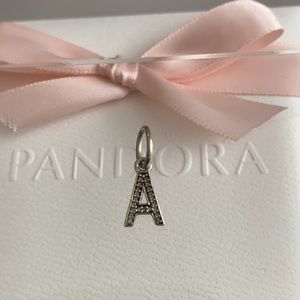 Pandora “A” charm